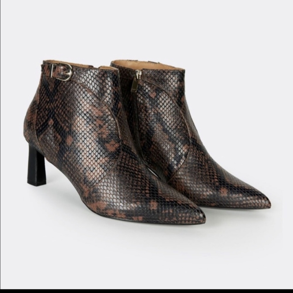 Joie Rawly Snakeskin Booties